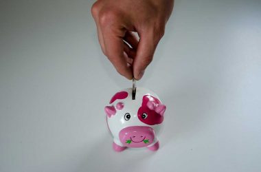 Quelle épargne choisir ? Un petit cochon tirelire où l'on met de la monnaie.