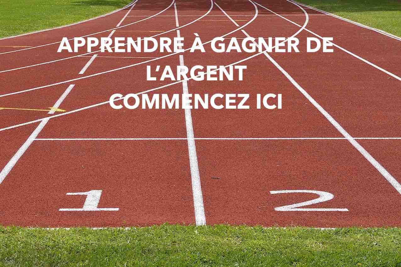 Apprendre à gagner de l'argent pour les débutants. Des couloirs de pistes athlétismes.